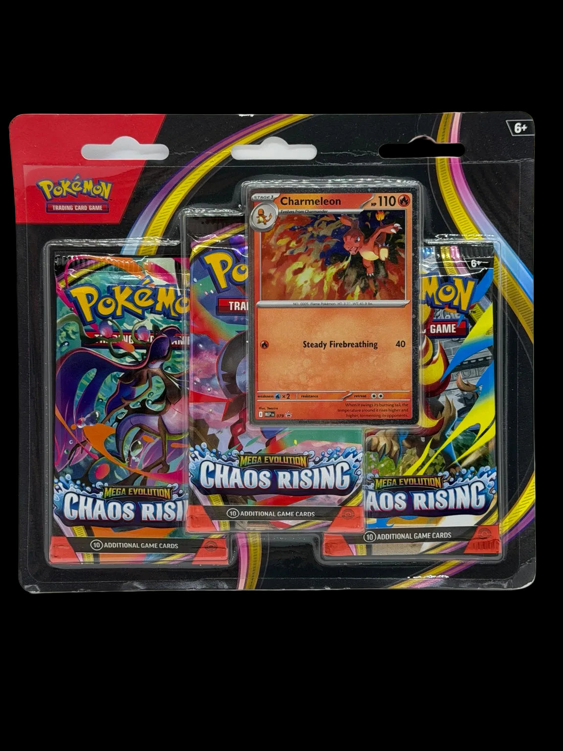 Pokémon TCG: Mega Evolution — Chaos Rising 3-Pack Blister