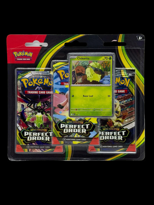 Pokémon TCG: Mega Evolution — Perfect Order 3-Pack Blister